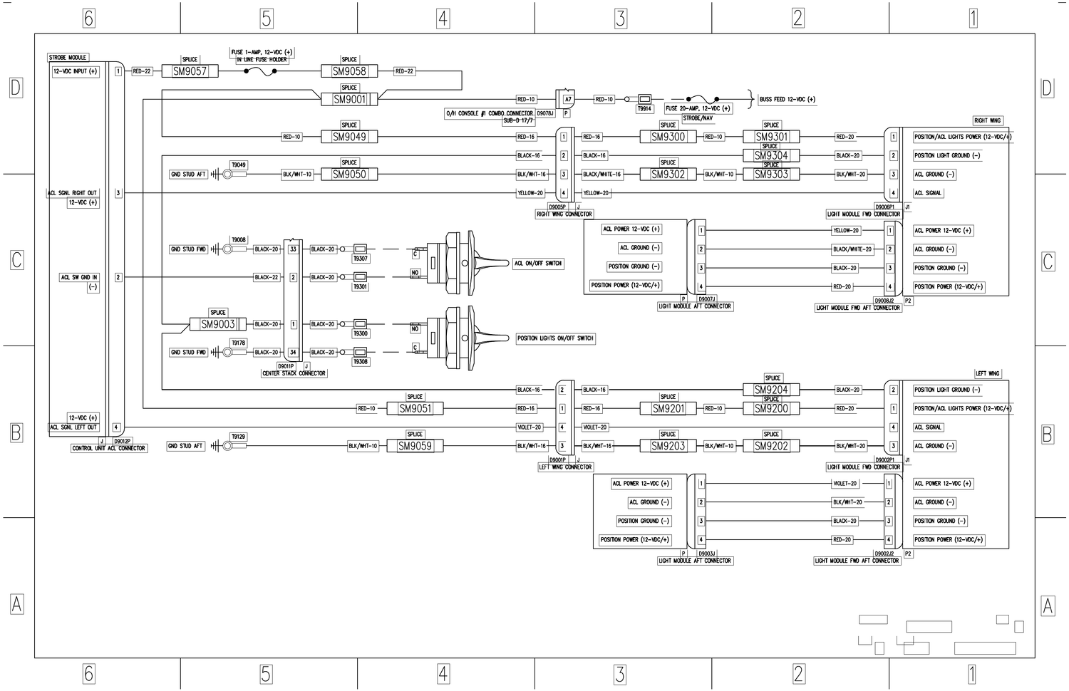 System Wiring Diagram, Exterior Lights